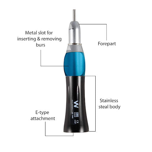 WALDENT Straight Handpiece Special Edition W-134 | Straight Handpiece | Ergonomic Design for the Comfortable Grip