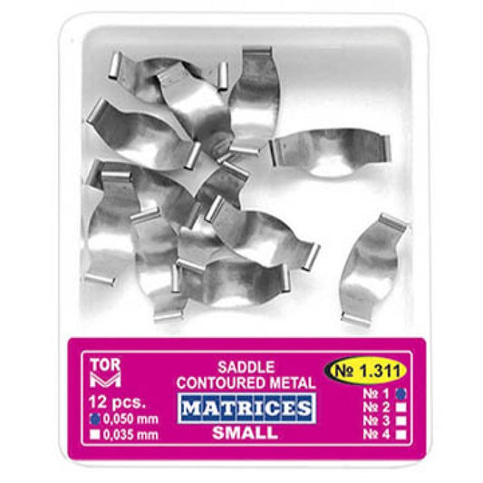 TOR-VM Saddle Contoured Metal Matrices Bands | NO 1.310 | NO 1.311 | NO 1.312 | NO 1.313