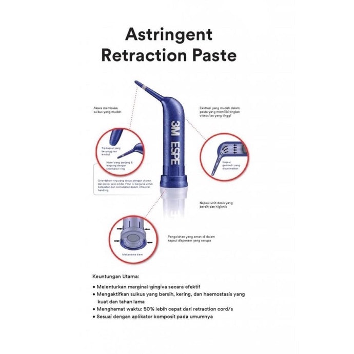 3M ESPE Astringent Retraction Paste Capsule | Gingival Retraction Material