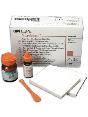 3M ESPE Vitrebond Light Cure Glass Ionomer Liner/Base - Intro Kit
