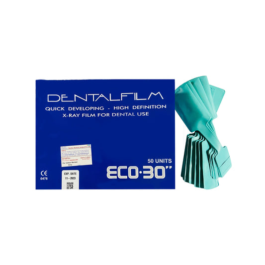 DentalFilm ECO-30 | 50PCS | Self Developing X-RAY Films for Dental Use