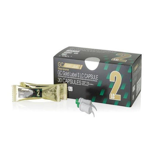 GC Gold Label 2 LC Capsules | Light-Cured Glass Ionomer Cement for Aesthetic Restorations