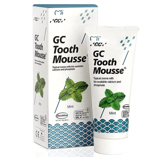 GC Tooth Mousse | Topical Dental Creme | Remineralising SUGAR-FREE Dental Topical Paste, Containing Bio-Available Calcium and Phosphate