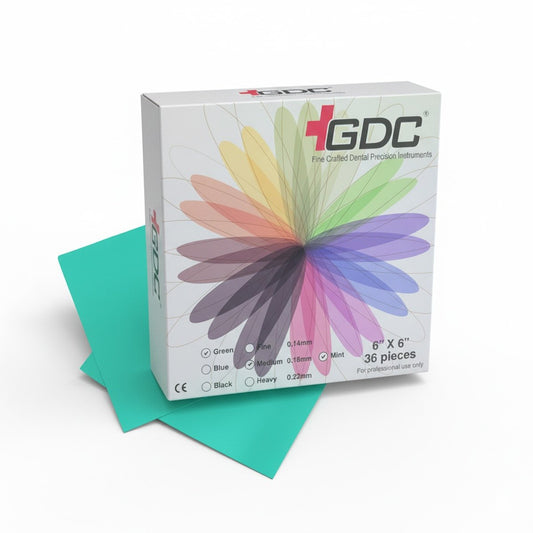 GDC Rubber Dam Sheet - Adult 6X6 inches - RDLAMG6X6