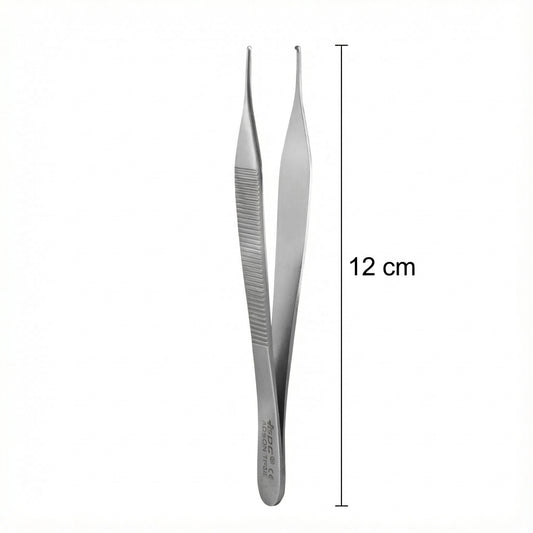 GDC Tissue Forceps Adson Toothed 1x2 - 12cm - TP42