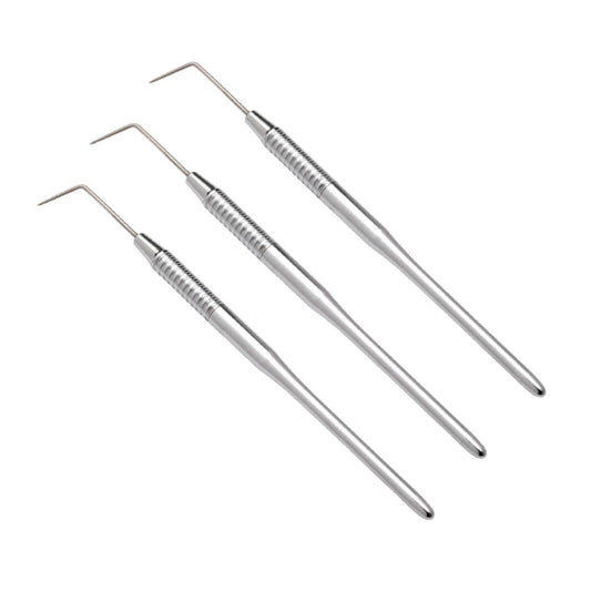 JENIN Plus Dental HOLLOW Handle Straight Probes PACK OF 3