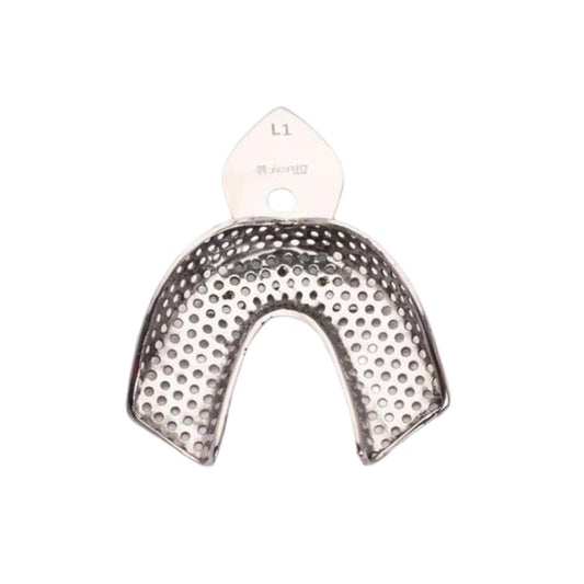 JENIN Plus Dentulous Lower L1 Perforated Rim Lock Impression Trays