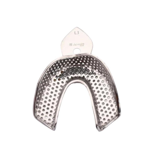 JENIN Plus Dentulous Lower L3 Perforated Rim Lock Impression Trays