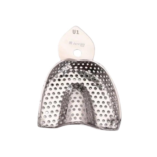 JENIN Plus Dentulous Upper U1 Perforated Rim Lock Impression Trays