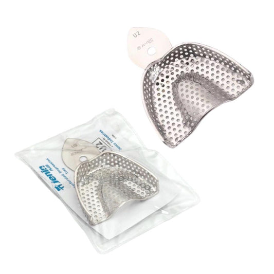 JENIN Plus Dentulous Upper U2 Perforated Rim Lock Impression Trays