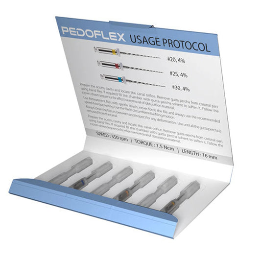 NeoEndo PedoFlex Rotary Files 16MM – Assorted Pack of 3