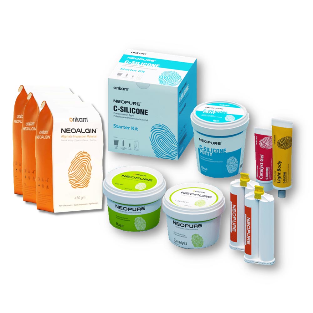 ORIKAM OFFER Package | Neopure + Neoalgin Offer | Neopure C-Silicone Starter Kit + Neopure A-Silicone Kit + 3 Neoalgin FREE