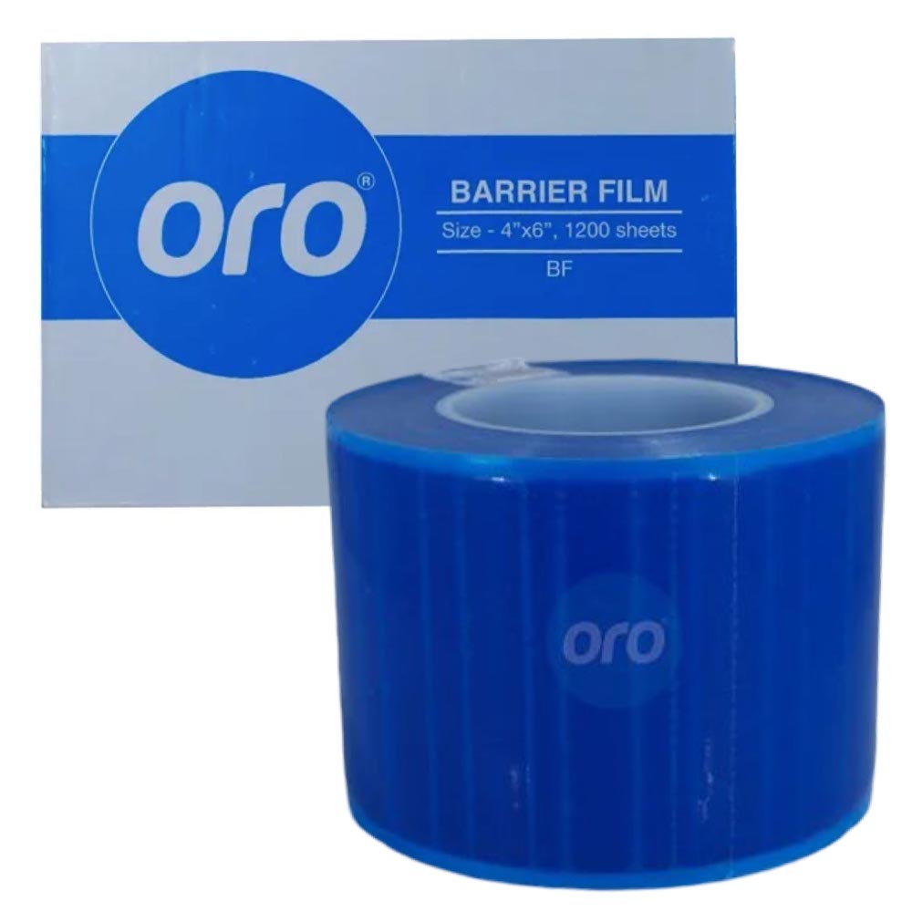 ORO Dental Barrier Film | Blue | 1200 Sheets | 4 x 6 Inches