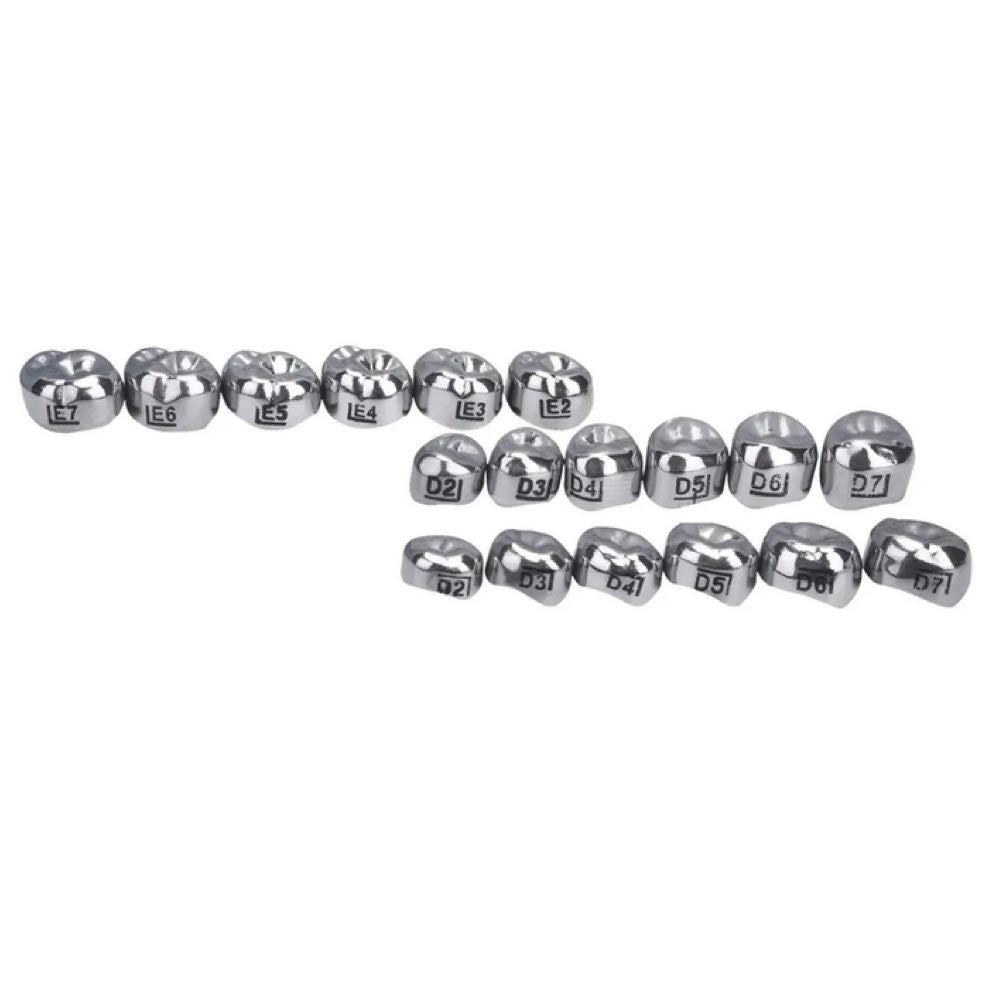 ORO Little Crown Primary Molar Kit | 48 PCS | Stainless Steel Crowns
