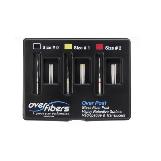 Over Fibers Hi-Rem Endodontic Post | Dental Glass Fiber Posts with Double Conical Shape