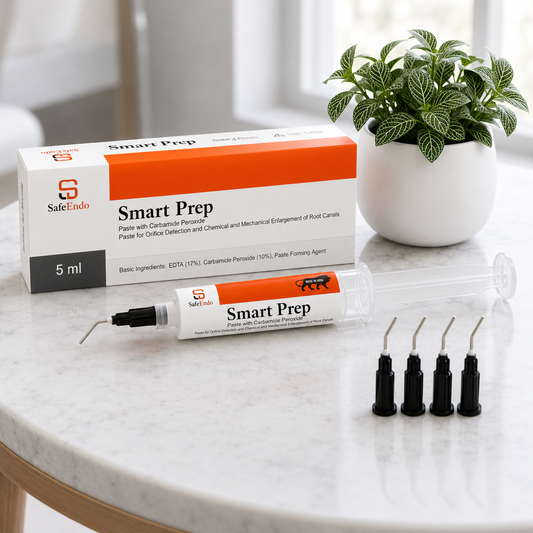 SafeEndo Smart Prep EDTA Gel 5ml | Carbamide Peroxide Gel for Orifice Detection and Canal Enlargement