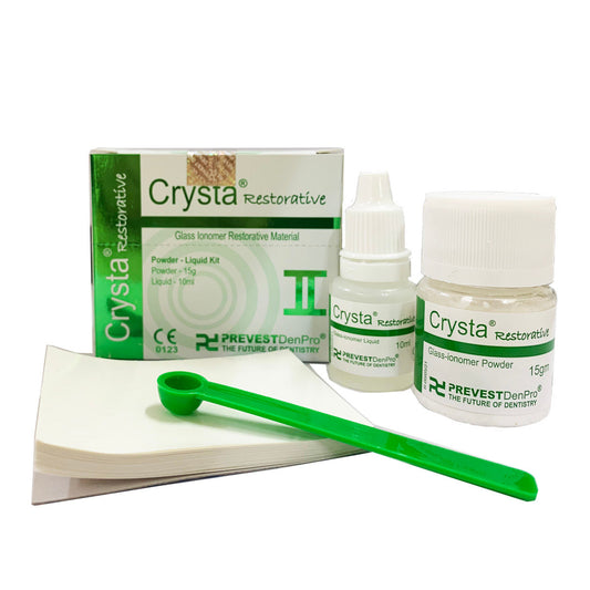 Prevest Crysta II Restorative | Aesthetic Fine Particle Glass Ionomer Restorative Material