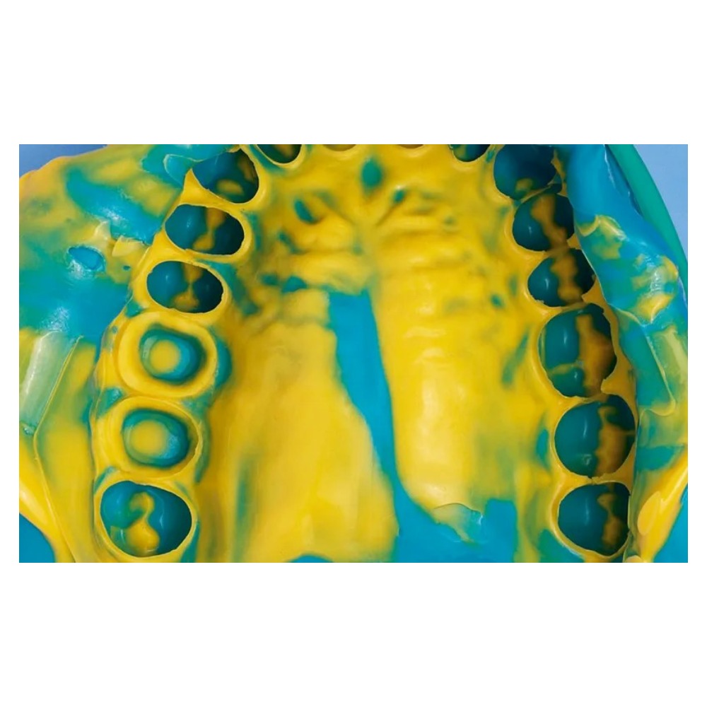 Prevest Accusil Impression Material Combo Kit | 2 X 300ml Base/ Catalyst Putty, Light Body 2 x 50ml Base/ Catalyst Paste