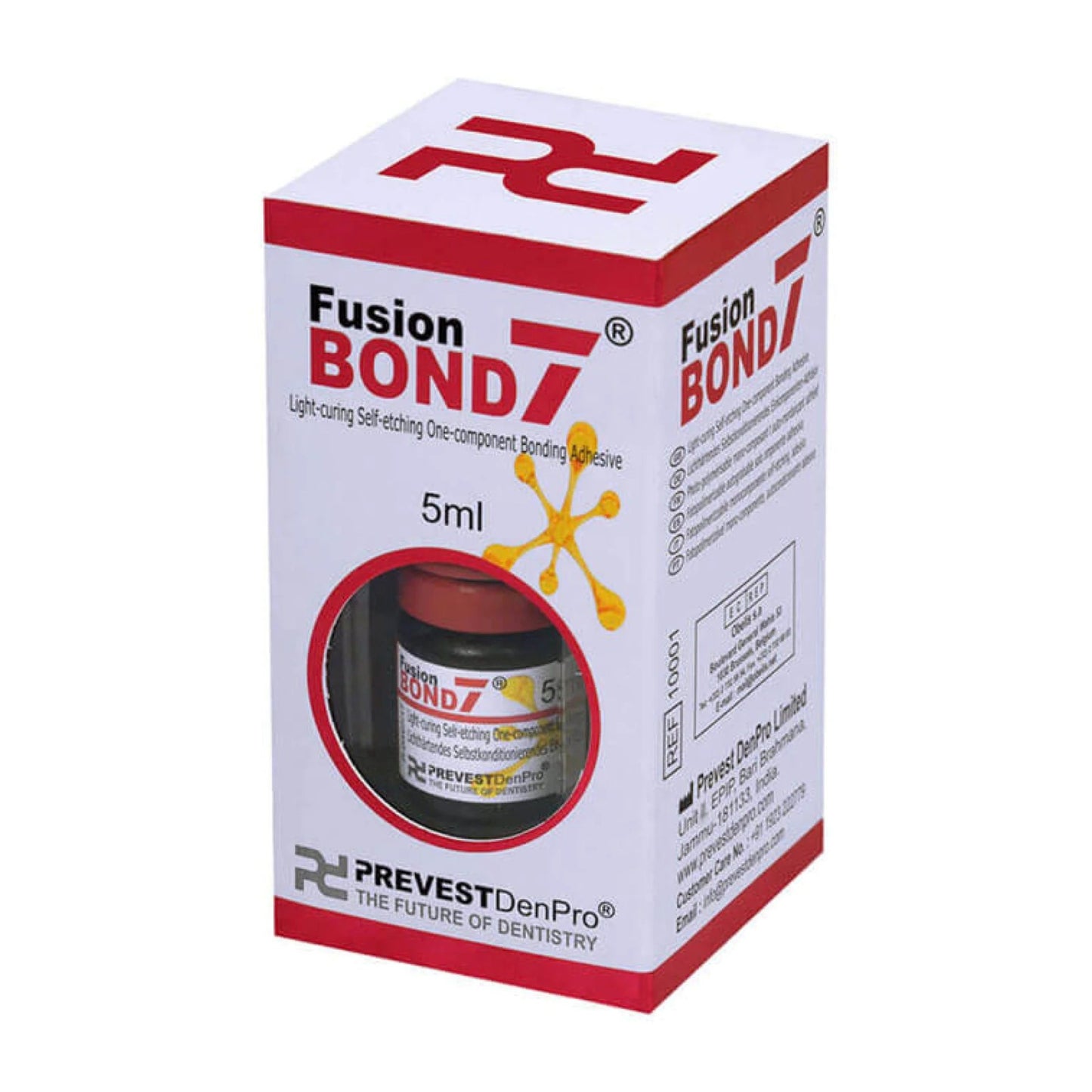 Prevest Denpro Fusion Bond 7 | 2 X 5ml Squeeze Bottle Fusion Self Etch Bond