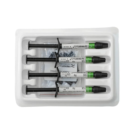 Prevest Fusion Flo Combo Kit | 4 X 2g Syringes Flowable Composite