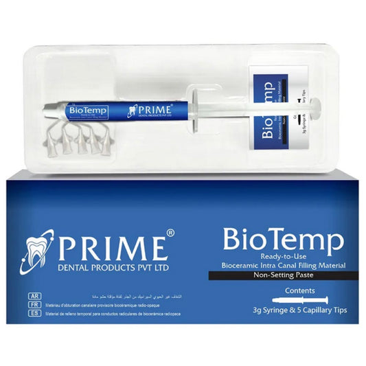 Prime Dental BioTemp | Bioceramic Intra Canal Temporary Filling Material