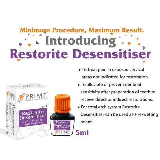 Prime Dental Restorite Desensitiser | Liquid Solution for Hyper Sensitivity