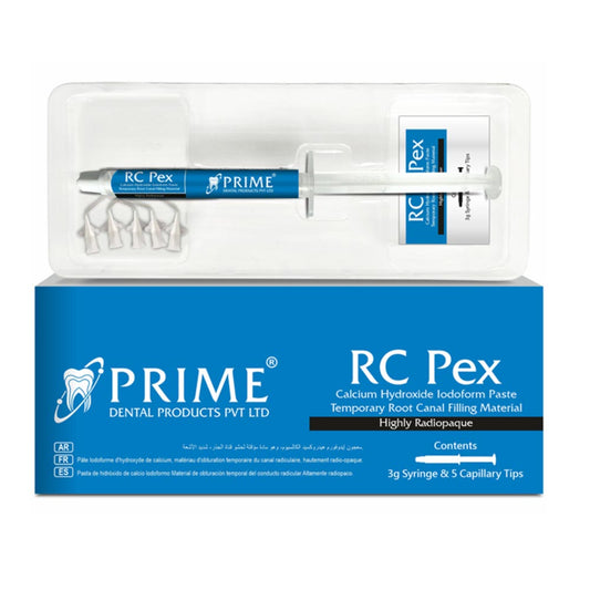 Prime Dental RC Pex 3GM Syringe | Temporary Root Canal Filling Material