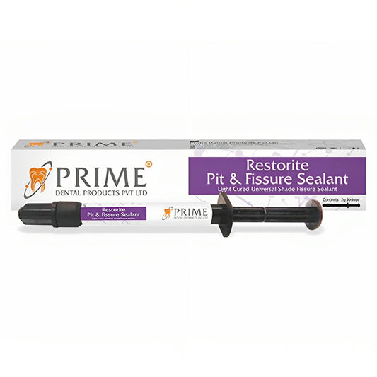 Prime Dental Restorite Pit & Fissure Sealant | Light cure universal Shade Fissure Sealant