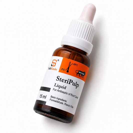 SafeEndo SteriPulp Liquid | Antiseptic Liquid for Root Canal Sterilization