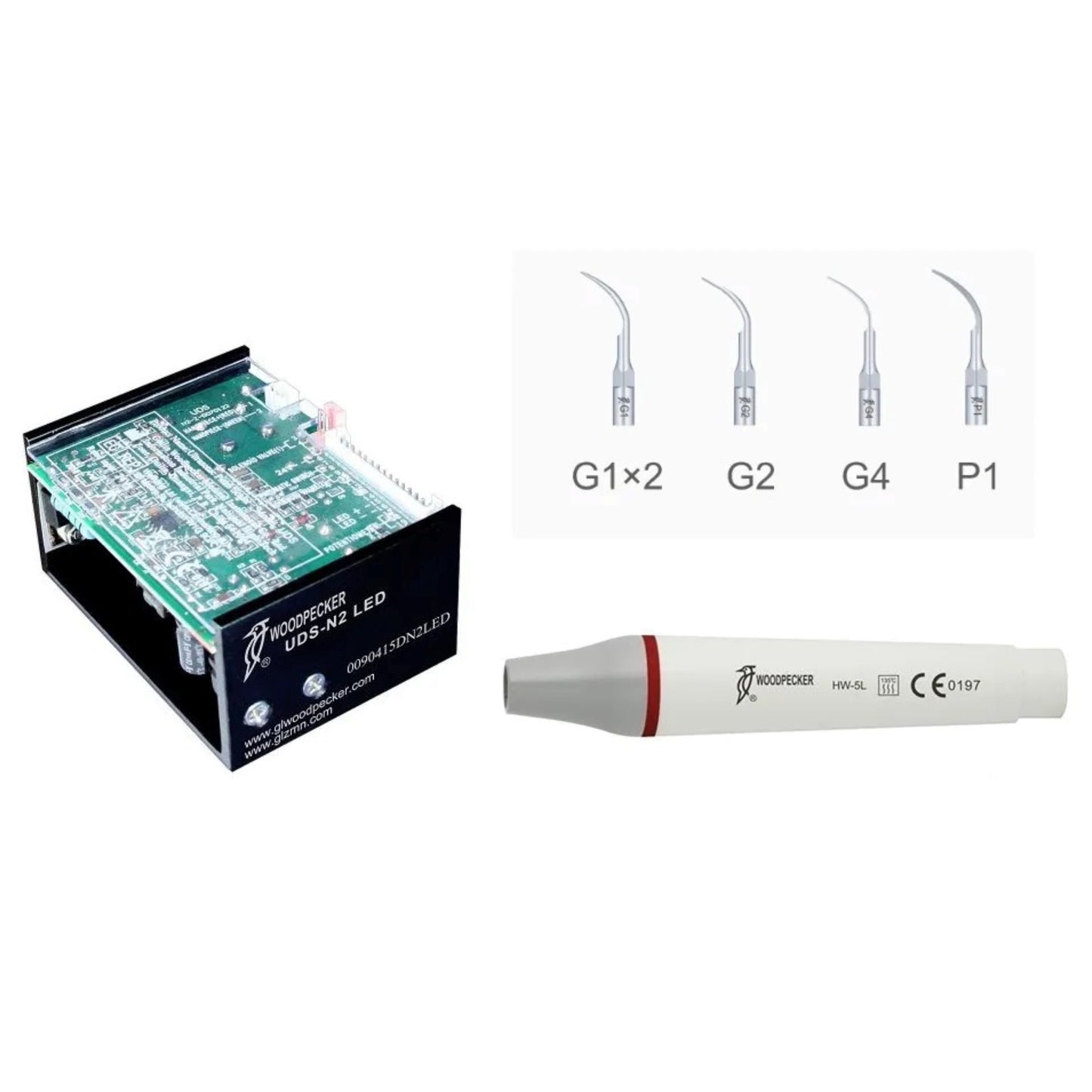 Woodpecker UDS N2 LED Piezo-Ultrasonic Scaler With Tips