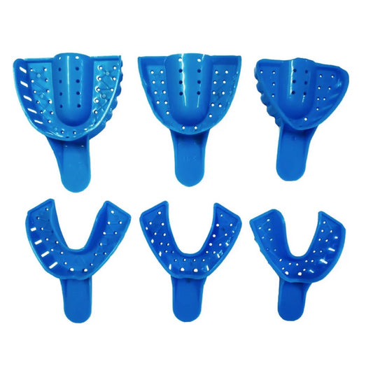 iNDENT Dental Autoclavable Set of 10 Impression Trays