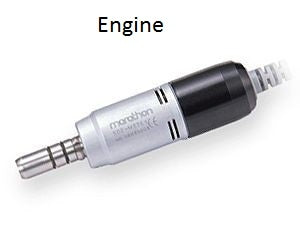 Marathon M3 Micromotor Complete Set | Micromotor Engine, Foot Pedal, Control Box, Handpiece Stand, Pouch