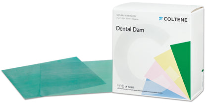 COLTENE Hygenic Dental Dam Standard SIZE 6" X 6" (36PCS)