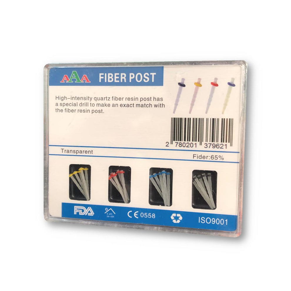 FDA AAA Fiber Post | High Intensity quartz Fiber Resin Post – amplemeds