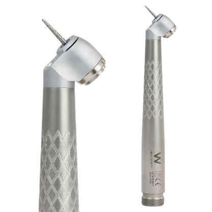 WALDENT Premium Plus 45 Degree Airotor Handpiece | Premium Plus Airotor with Matte finish Stainless Steel Body