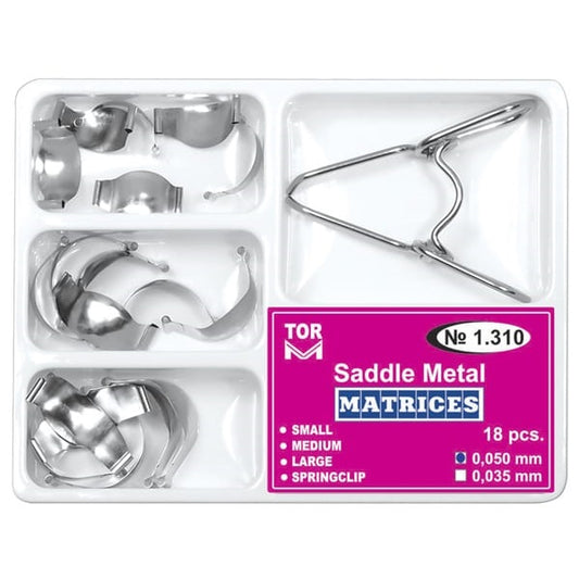 TOR-VM Saddle Contoured Metal Matrices Bands | NO 1.310 | NO 1.311 | NO 1.312 | NO 1.313