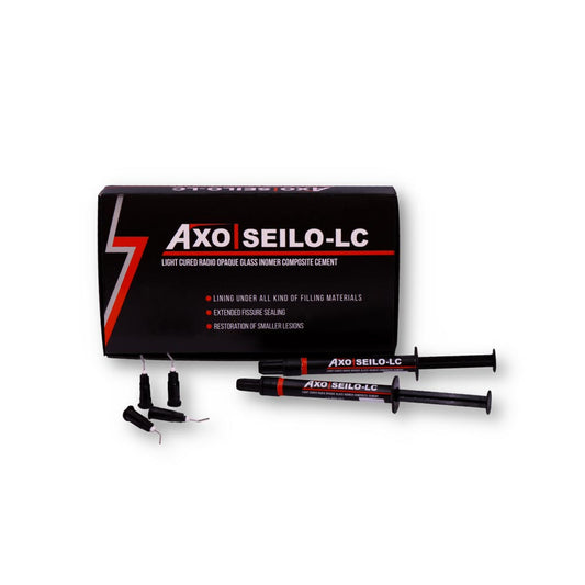 AXIMACK AXO Selio-LC | Light Cue Glass Ionomer Cement for Lining, Extended Fissure Sealing and Smaller Lesion