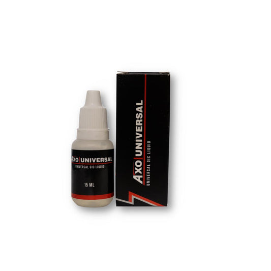 AXIMACK AXO Universal 15ML | Liquid That Can Be Used With Both TYPE 1 Glass Inomer Powder (Luting) And TYPE 2 Glass Inomer Powder (Restorative)