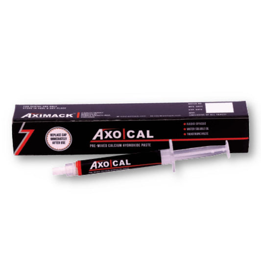 AXIMACK AXO Cal 3GRM | Premixed Water Based Radiopaque Calcium Hydroxide Paste With Barium Sulphate For Endodontic Indications | Temporary Root Canal Filling