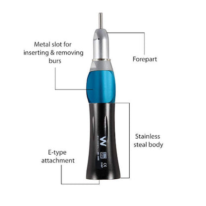 WALDENT Straight Handpiece Special Edition W-134 | Straight Handpiece | Ergonomic Design for the Comfortable Grip