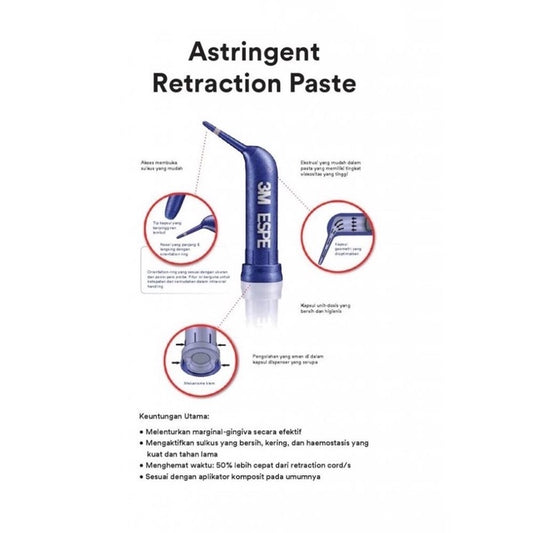3M ESPE Astringent Retraction Paste Capsule | Gingival Retraction Material