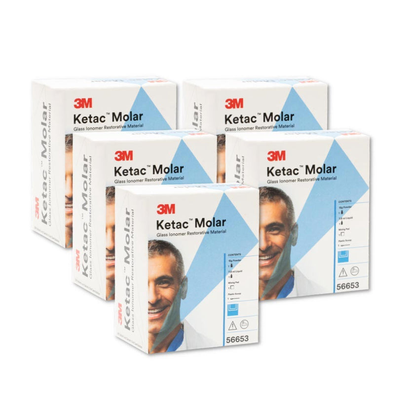 3M Ketac Molar PACK OF 5 GI Filling Cement – amplemeds