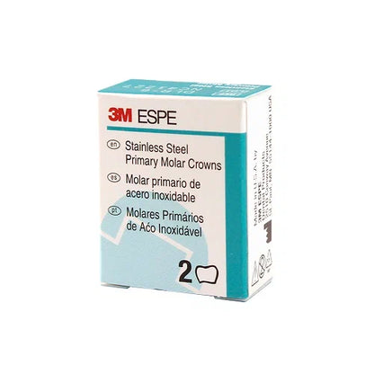 3M ESPE Stainless Steel Primary Crown E (2ND Molar) | Pack of 2