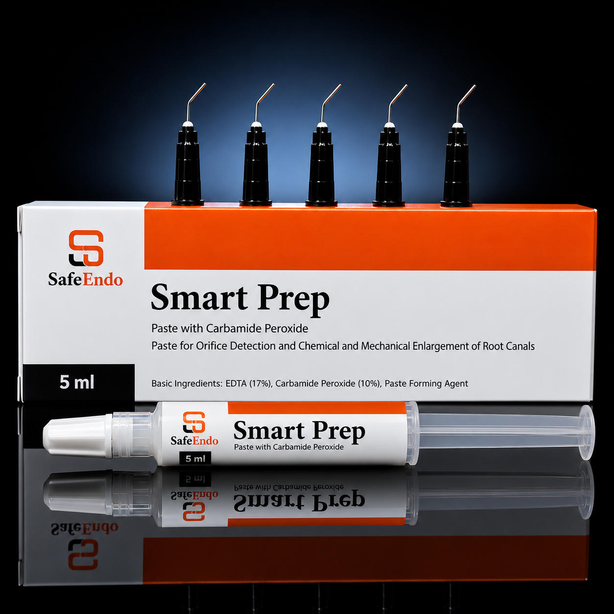 SafeEndo Smart Prep EDTA Gel 5ml | Carbamide Peroxide Gel for Orifice Detection and Canal Enlargement