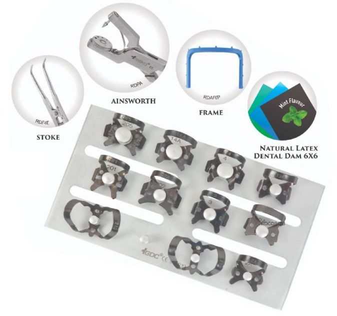 GDC Dental Rubber Dam Kit | A Complete Rubber Dam Kit