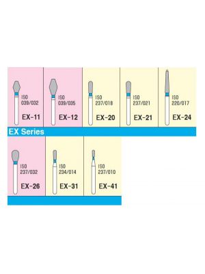 MANI Diamond Bur - EX Series | Special Extra Shape Diamond Burs
