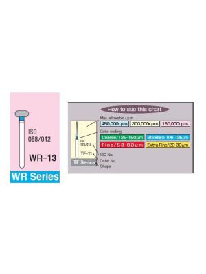 MANI Diamond Bur - WR Series | Wheel Round Edge Diamond Burs