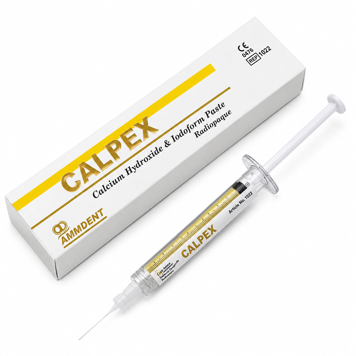 AmmDent Calpex | Calcium Hydroxide With Iodoform Paste