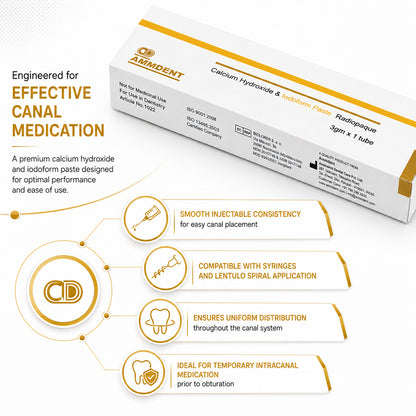 AmmDent Calpex | Calcium Hydroxide With Iodoform Paste