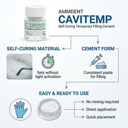 Ammdent Cavitemp Temporary Filling Cement